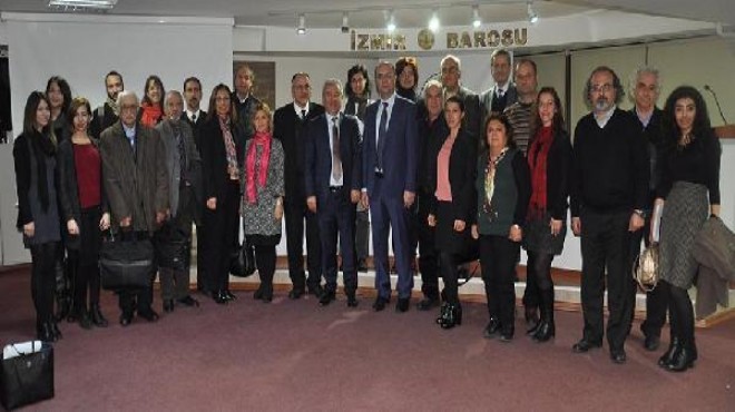 İzmir Barosu ndan  tenfiz, tanıma ve yurtdışı tebligat  konferansı 